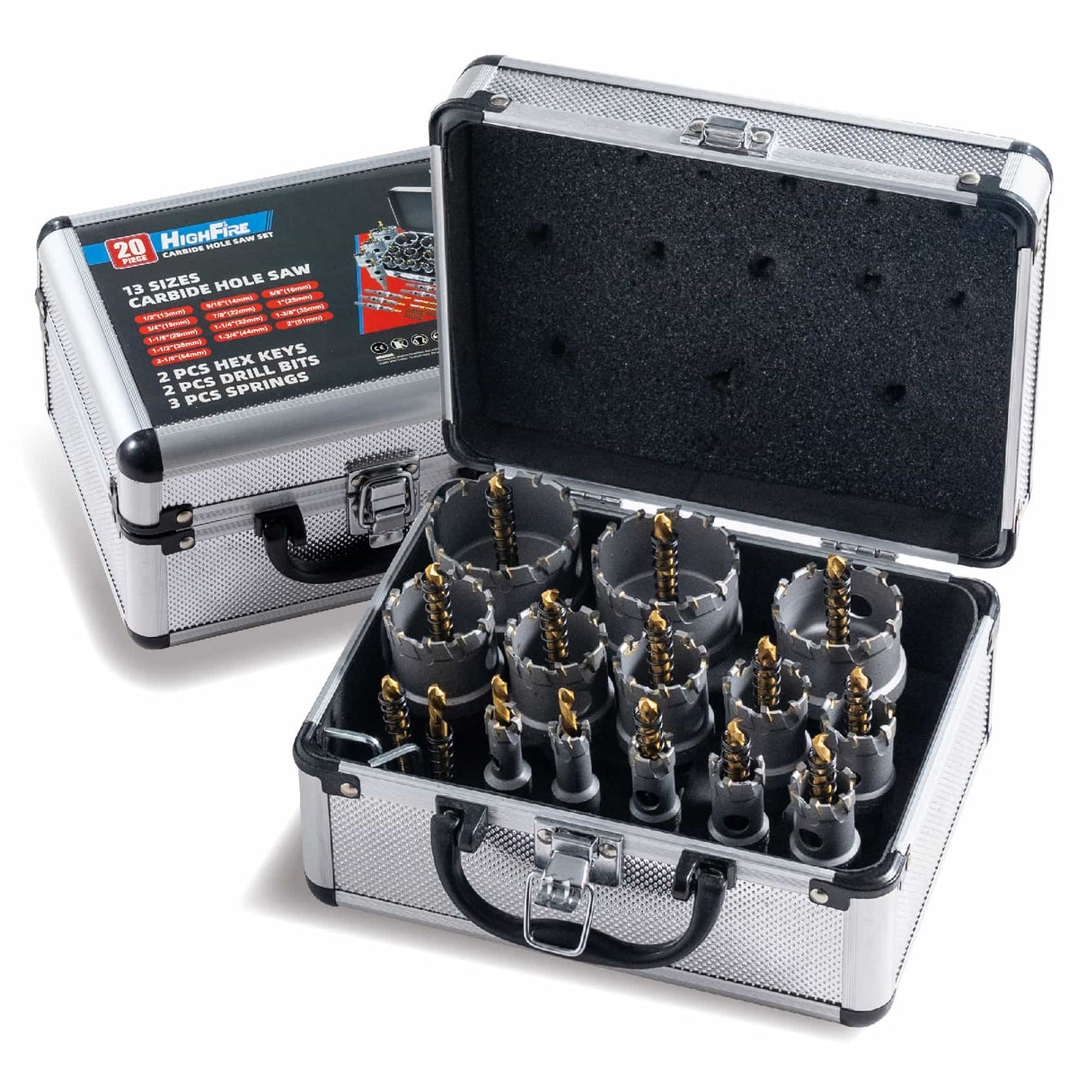 20 Pcs Carbide Hole Saw Kit — highfire