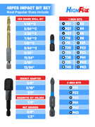 48pcs Impact Driver Bit Set