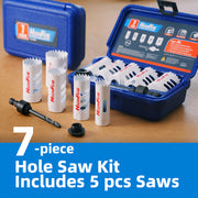 7pcs Bi-metal Hole Saw Kit